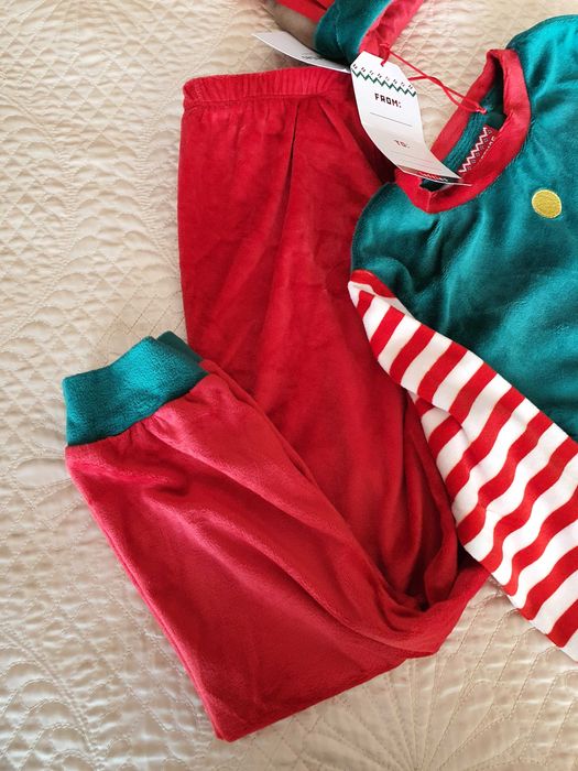 fato elfo 3-4 anos novo