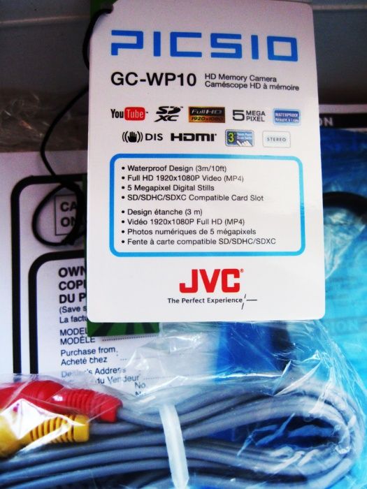 Новая видеокамера JVC Picsio GC-WP10 для подводной съемки .