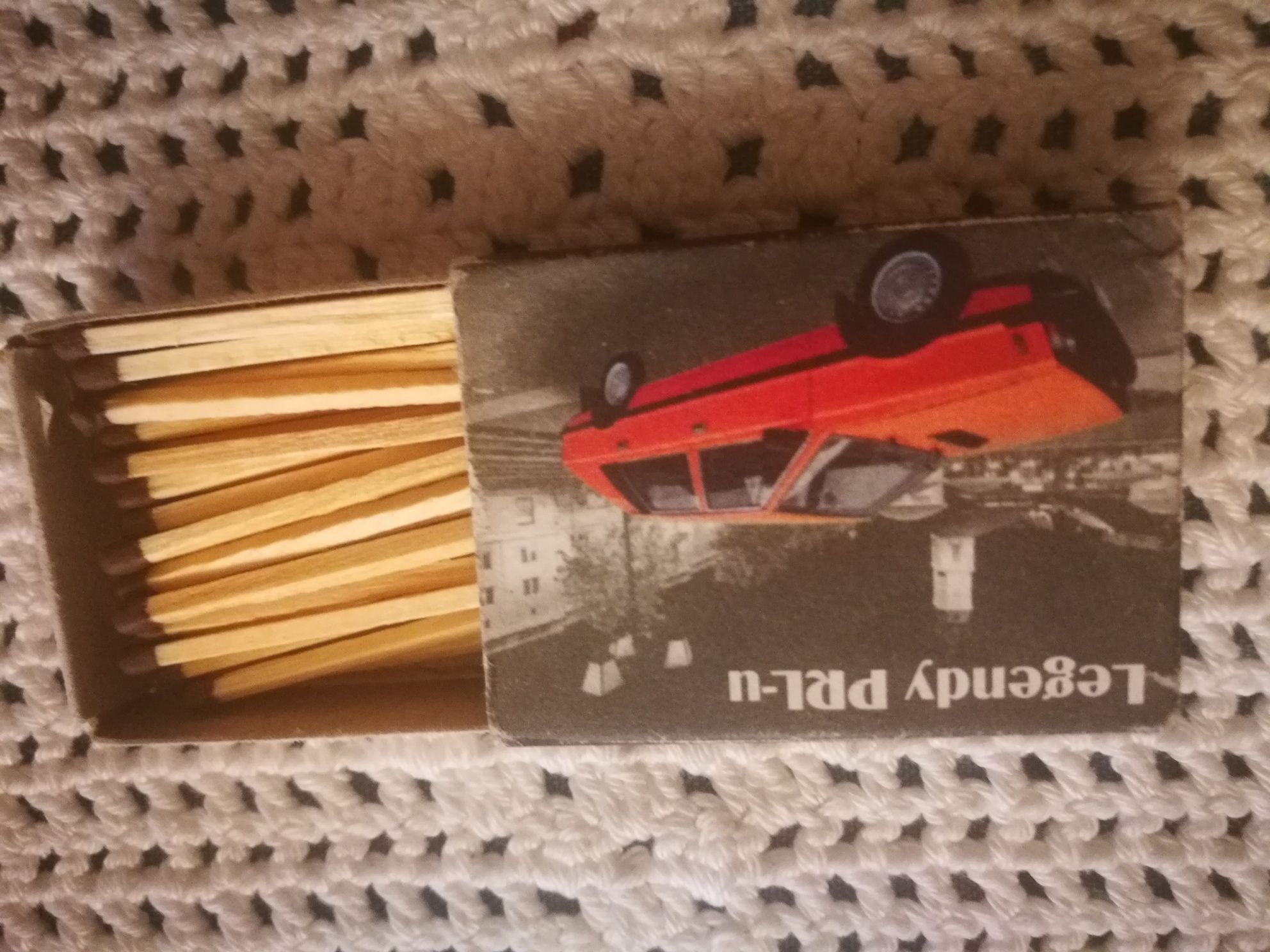 Oryginalne kolekcjonerskie pudełko zapałek