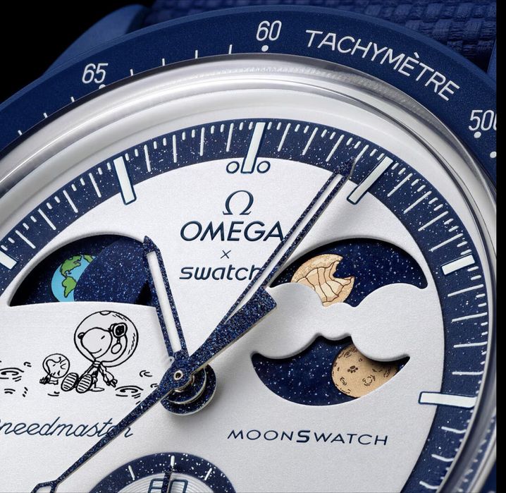 Лімітірований OMEGA × Swatch Mission to Earthphase – Moonshine Gold