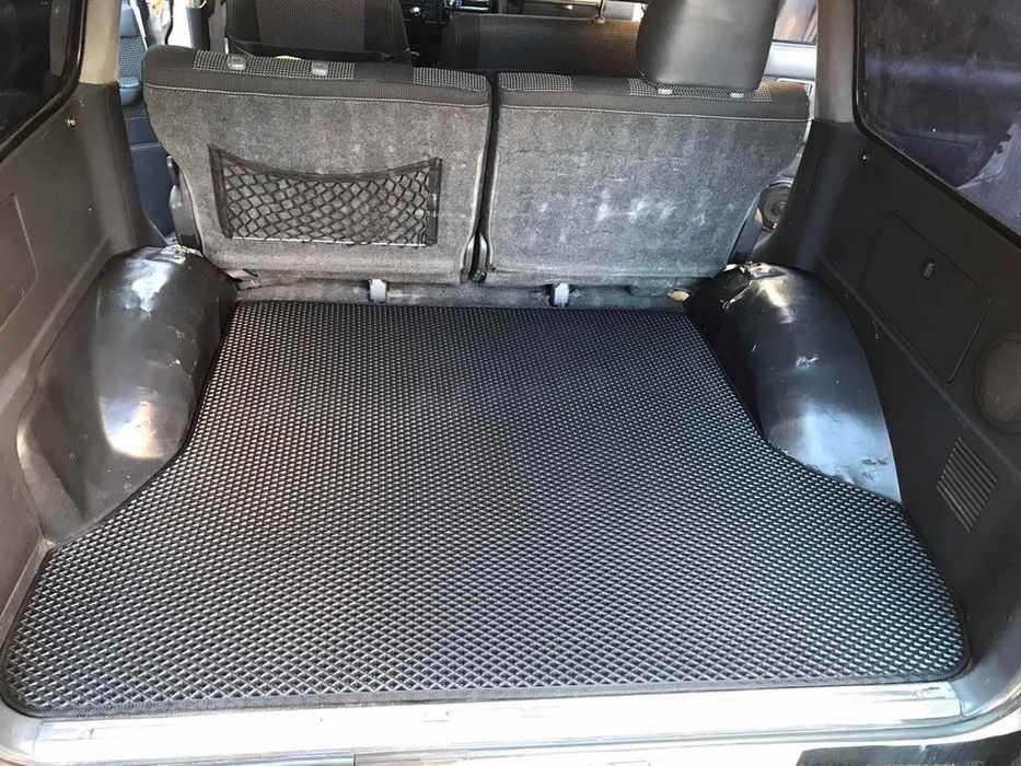 Toyota LandCruiser 80 Коврик багажника (EVA, черный)