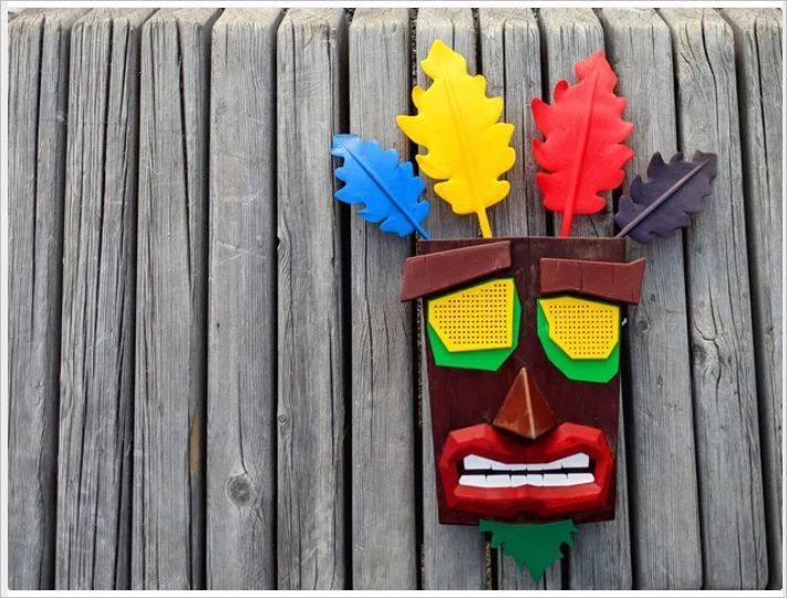 маска Aku Aku от Crash Bandicoot sony Playstation Aku Aku Mask