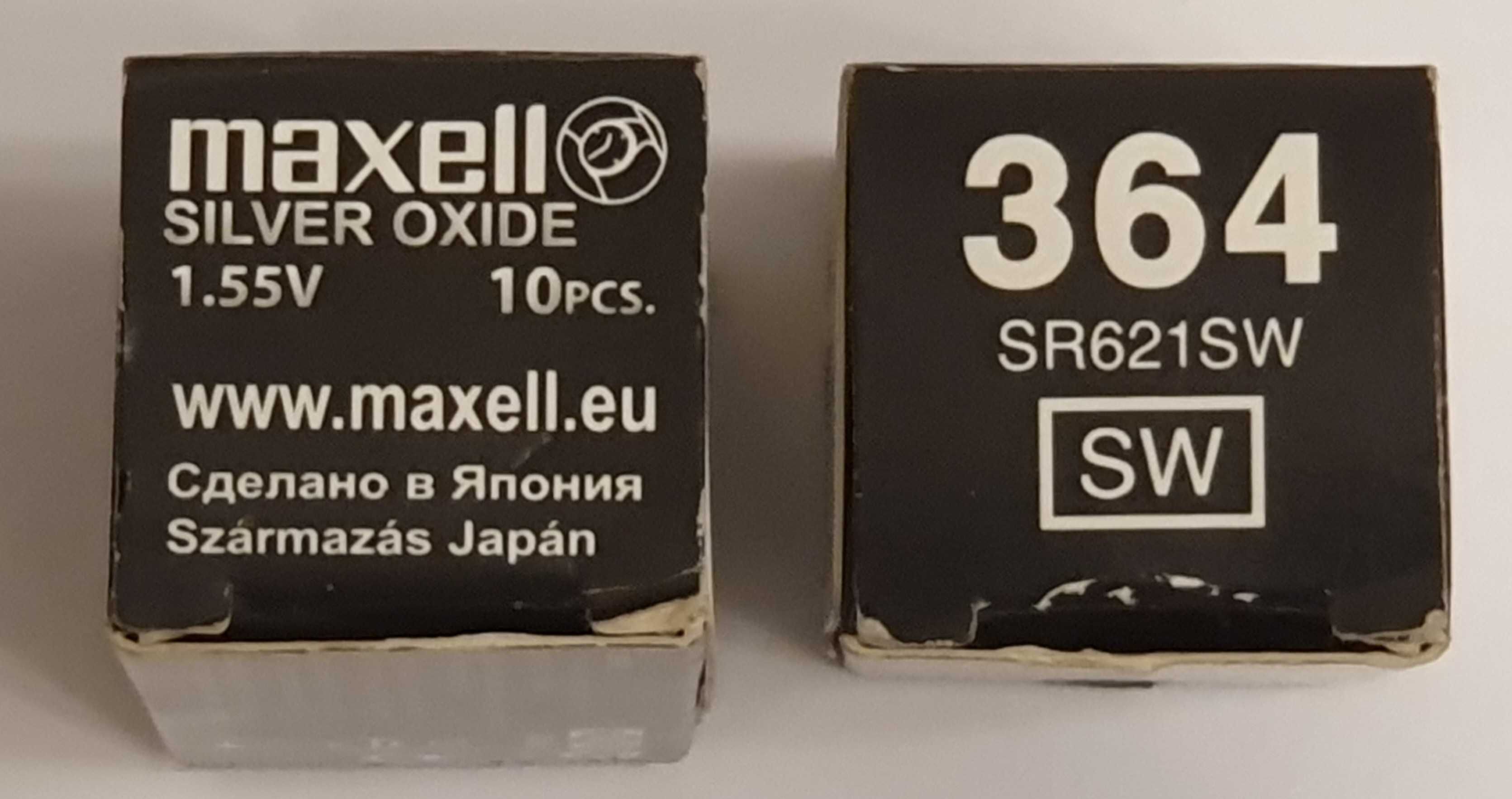 Bateria baterie Maxell SR621SW 364 1.55V 19szt.