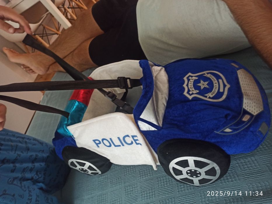 Strój karnawałowy Policja Policjant Autko 110-122