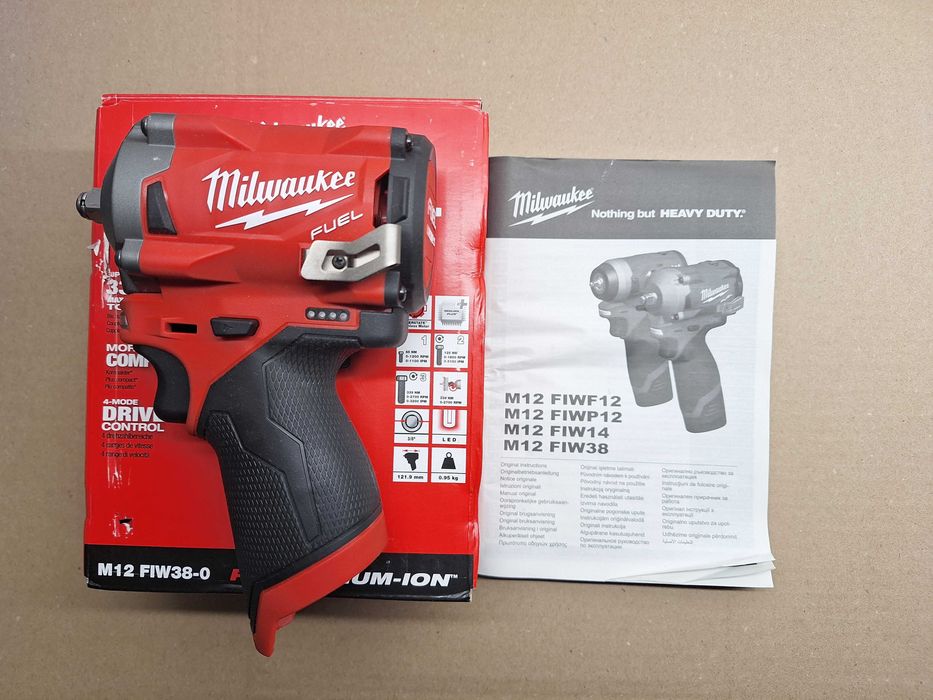 Milwaukee M12FIW38-0 Klucz udarowy akumulatorowy 12V 3/8" 339Nm