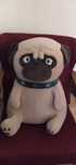 Maskotka  pies Mops 56cm,jak NOWA