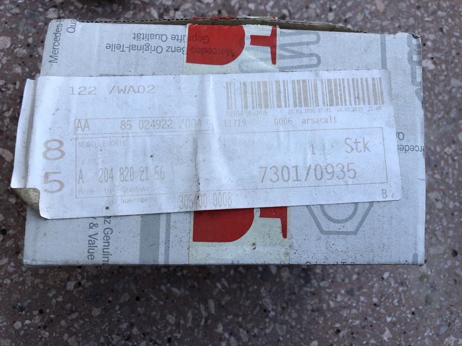 Противотуманка Mercedes S(w221),CL(C216),SL(R230),CLK(C209),ML(W164)