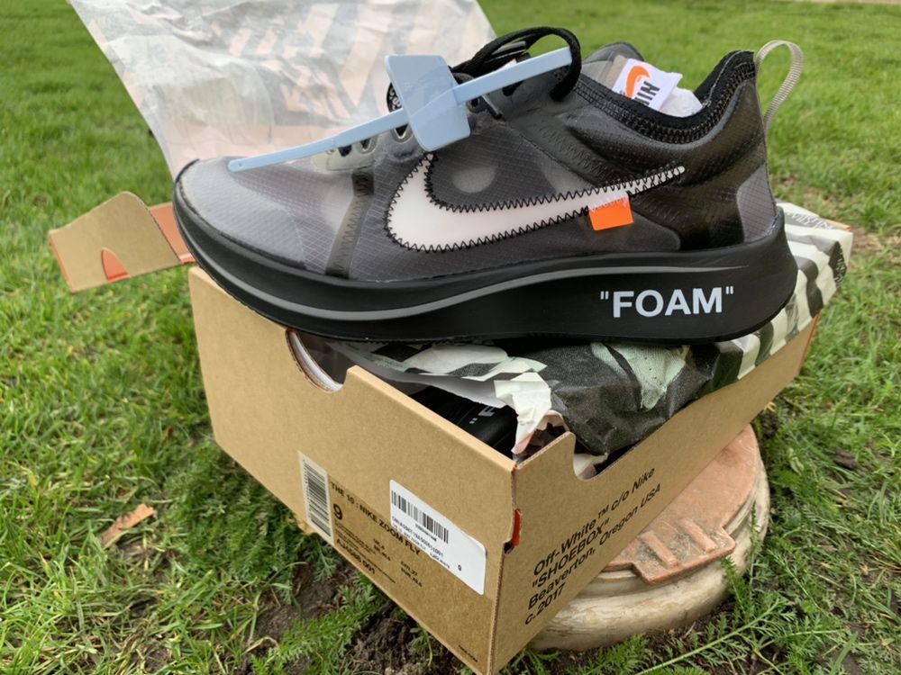 NIKE Zoom FLY x OFF- WHITE. 42.5