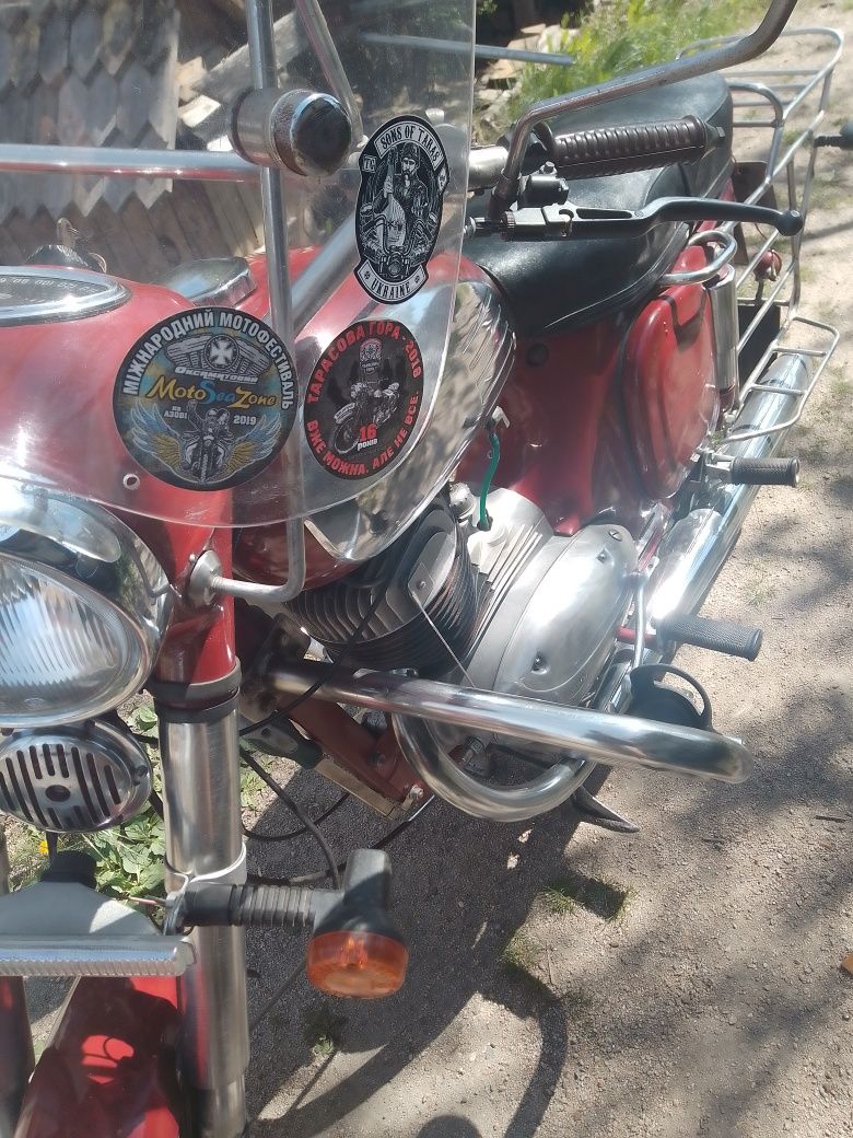 Jawa 250 6v после реставрации