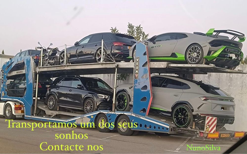 Transportamos o seu automovel de toda Europa