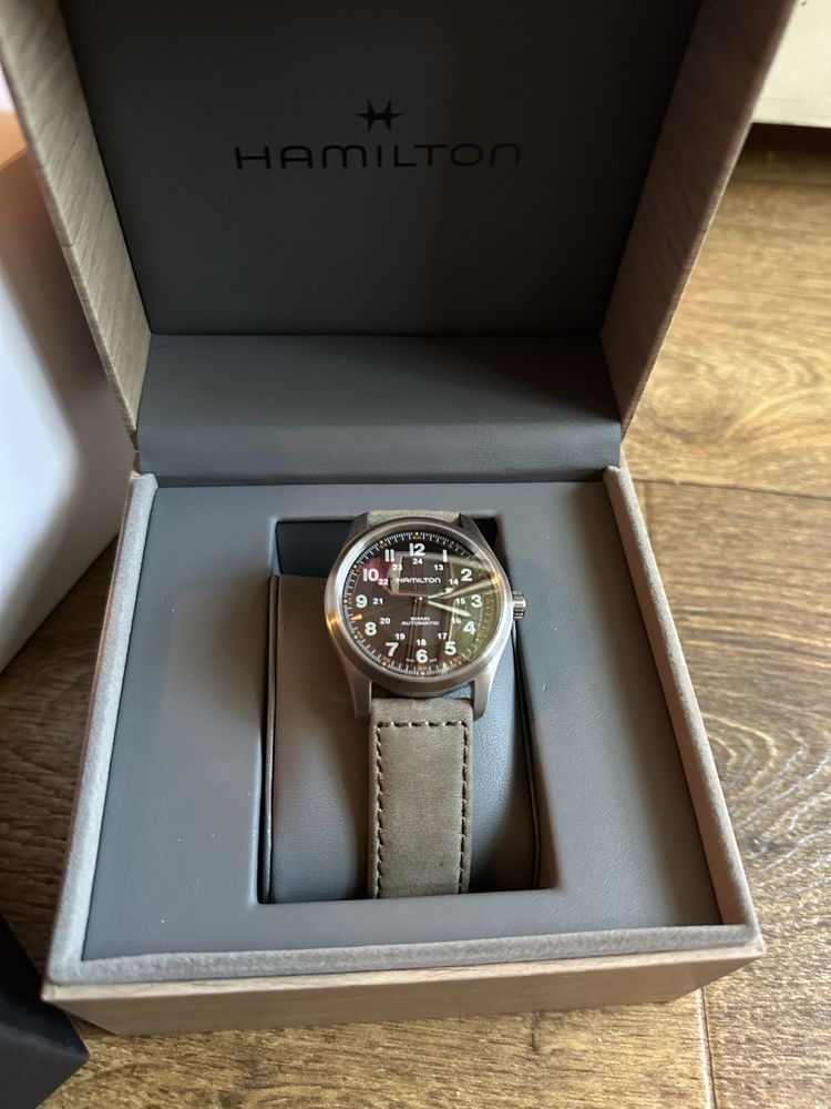 Новий годинник Hamilton H70205830 Khaki Field Titanium Automatic