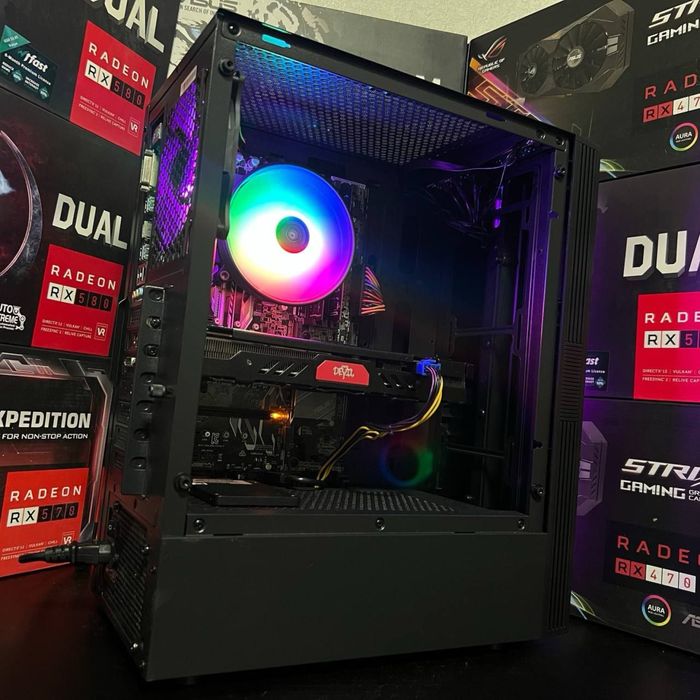 Игровой компьютер | i7 7700 | RedDevil rx 580 8gb | 24gb | SSD 512gb