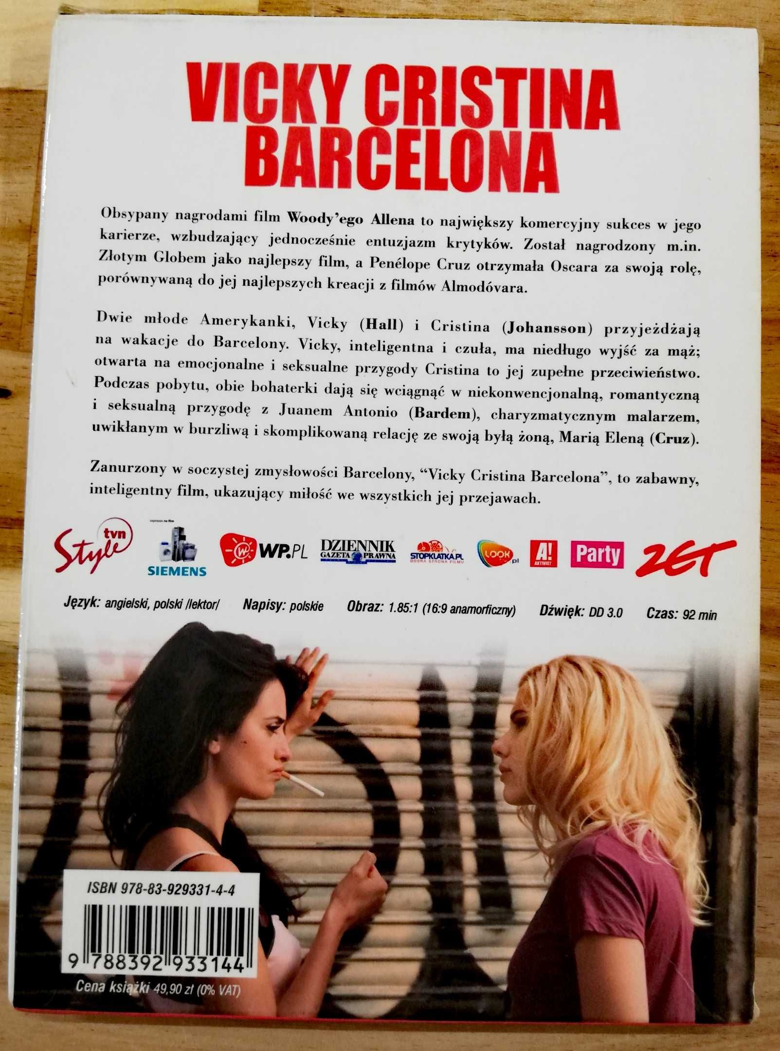 Vicky Cristina Barcelona dvd Woody Allen