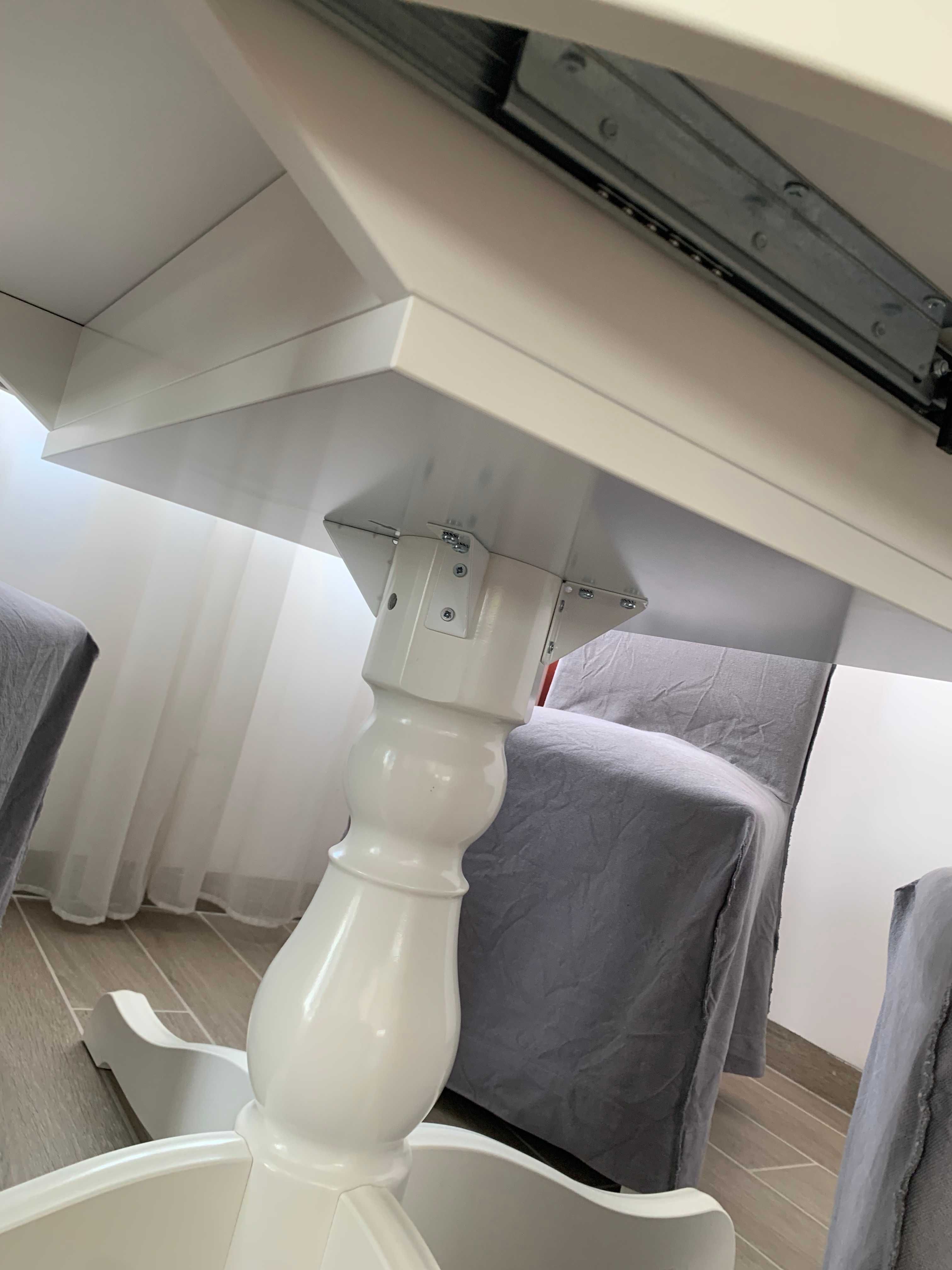 Stół rozkładany biały ingatorp ikea 110/155