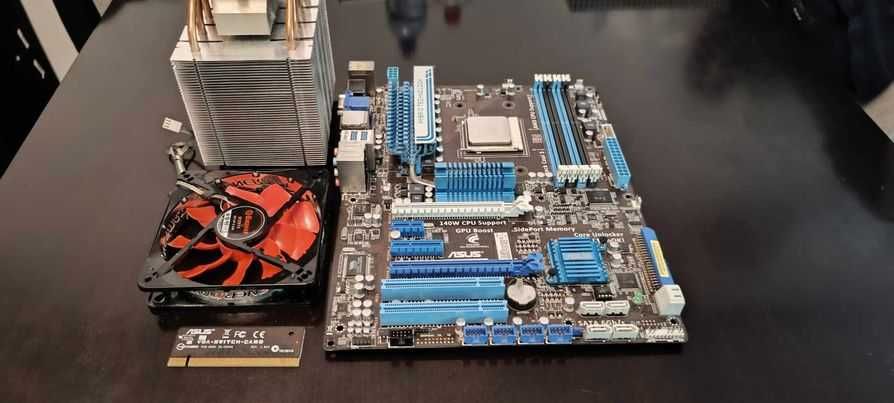 Płyta główna ATX Asus M4A89GTD, procesor AMD phenom x4 965 chlodzenie