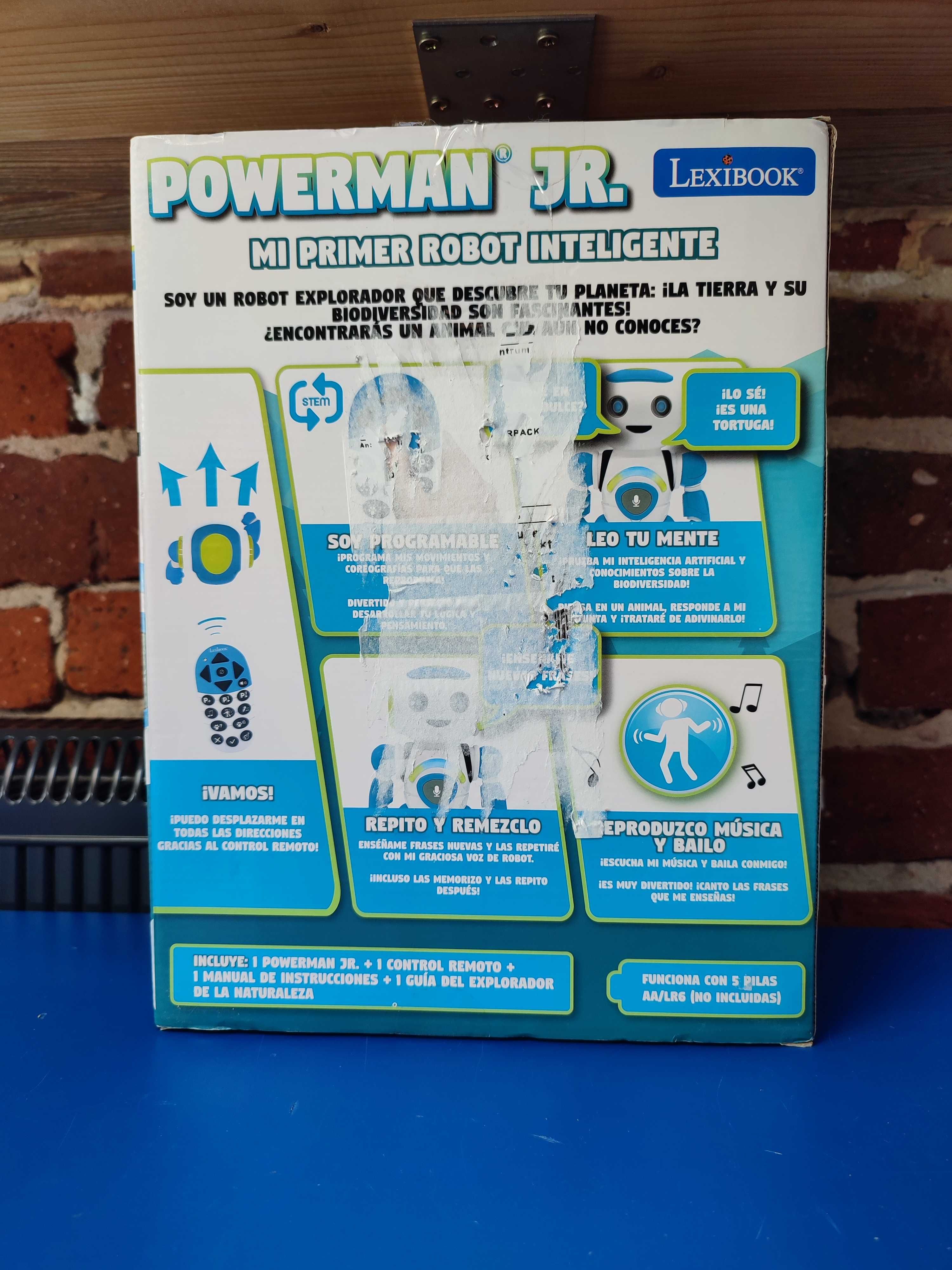 Lexibook Powerman JR. Robot zdalnie sterowany Junior dla dzieci ES