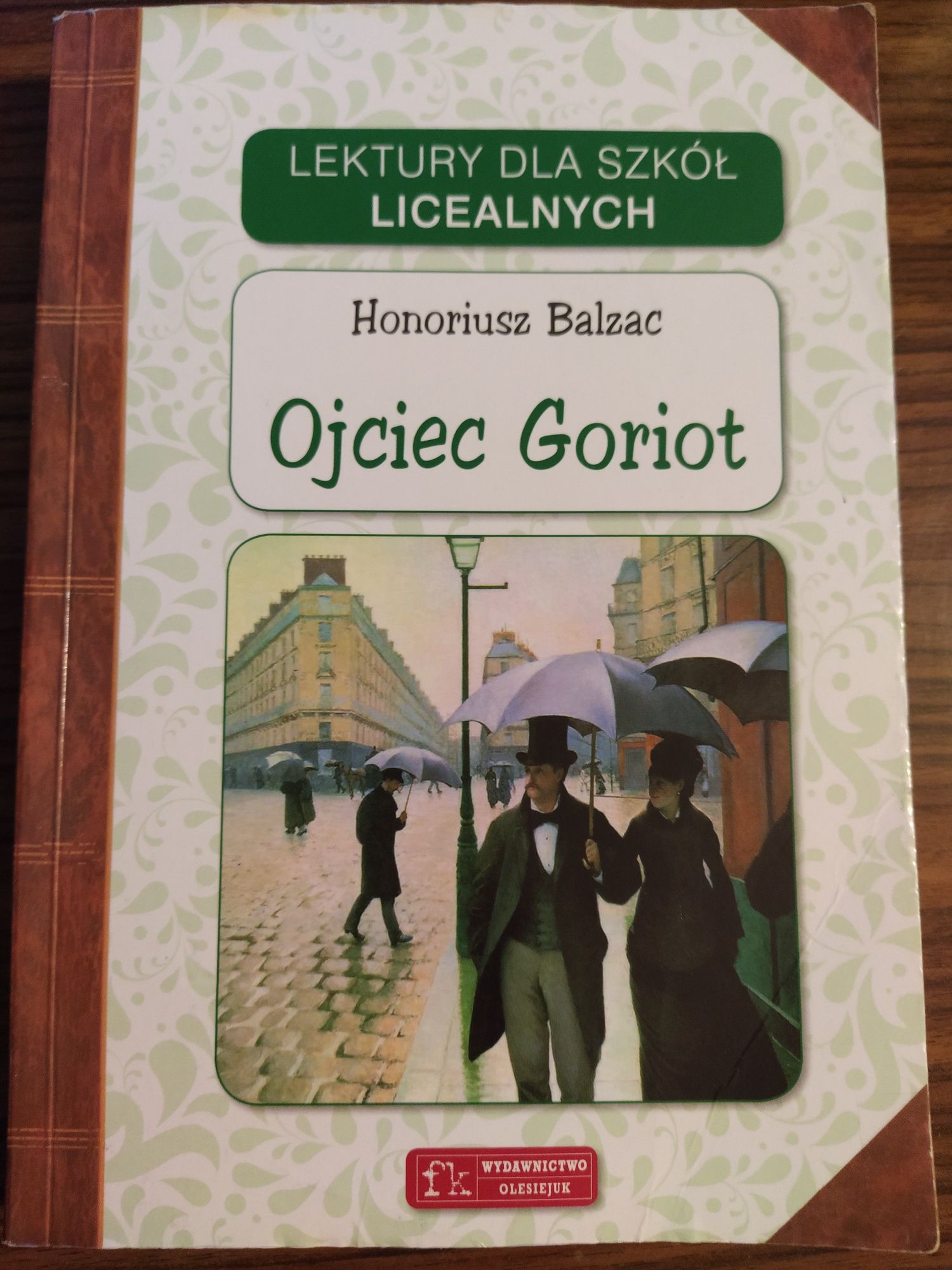 Ojciec Goriot Honoriusz Balzac de Balsac lektura
Honoriusz Balzac de B