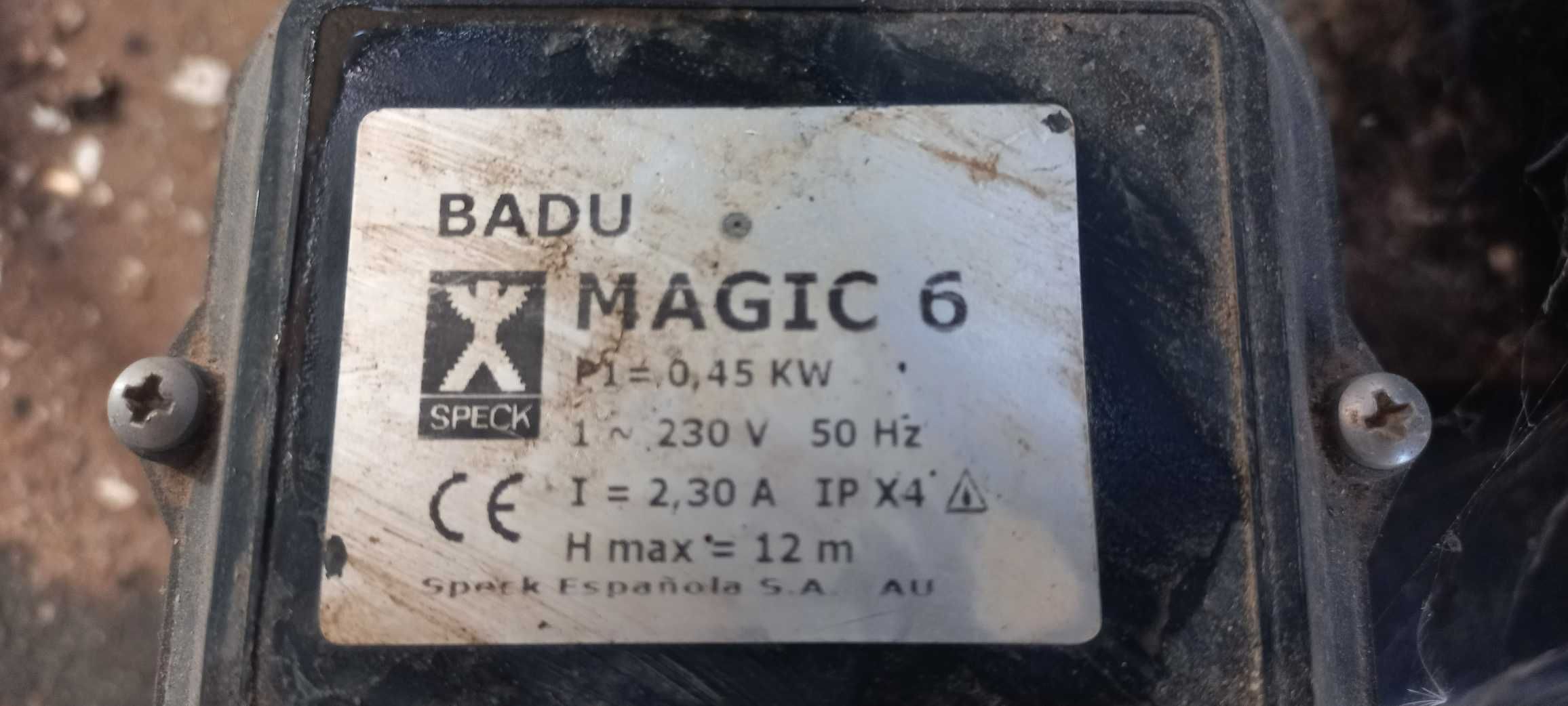 Vende-se motor para piscina BADU MAGIC 6