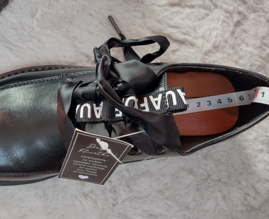 Workery, półbuty damskie, firmy Laura La Fi,, rozmiar 39. NOWE