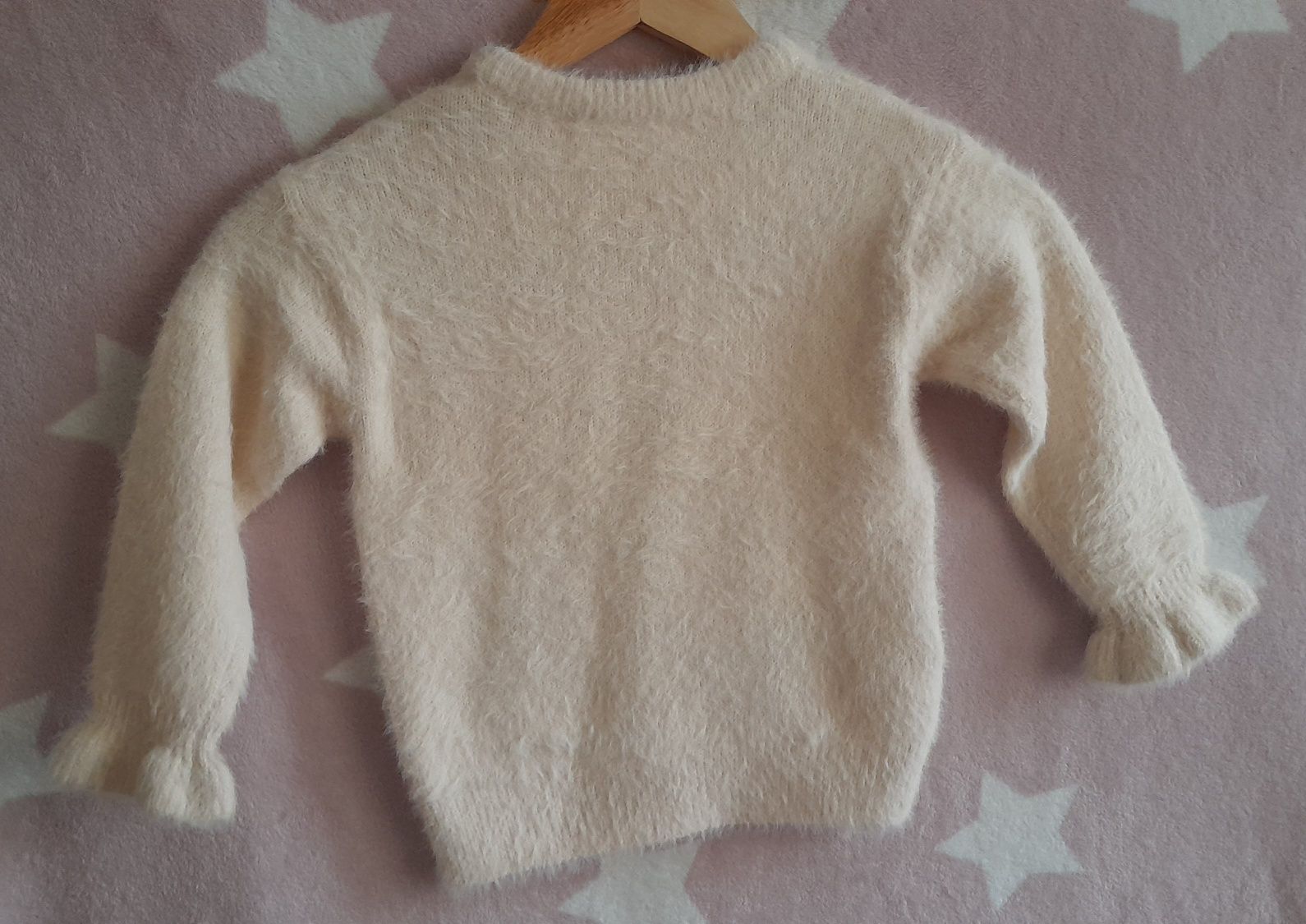 Bluza, sweterek w koniki dla dziewczynki 104.