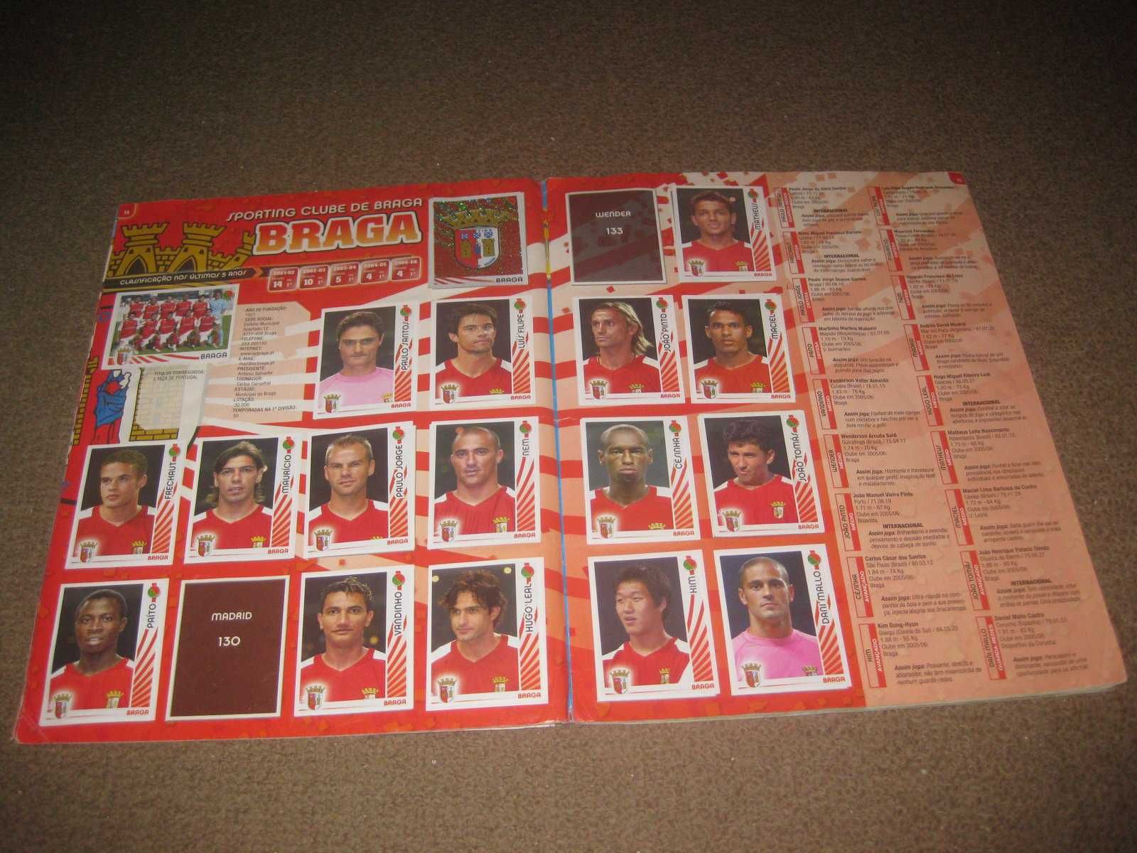 Caderneta Super Liga Futebol 2006/2007