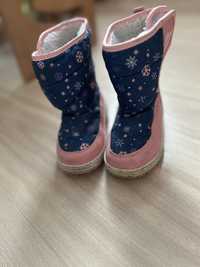 Śniegowce buty obuwie zimowe ocieplane dla dziewczynki