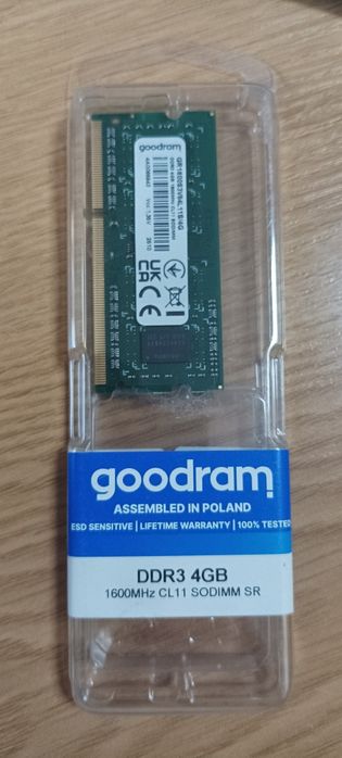 Продам пам'ять оперативну для ноутбуку Goodram