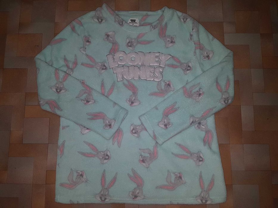 Мега теплый, пушистый комплект Primark, пижама Looney Tunes, плюш М р