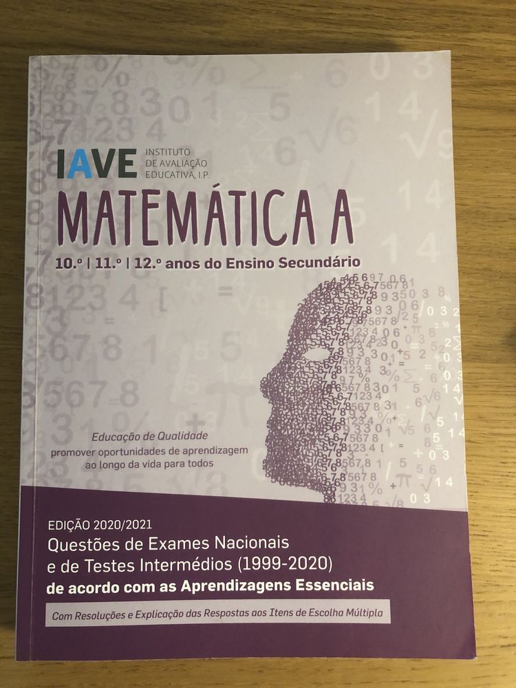 Livro de exames IAVE - Matemática A