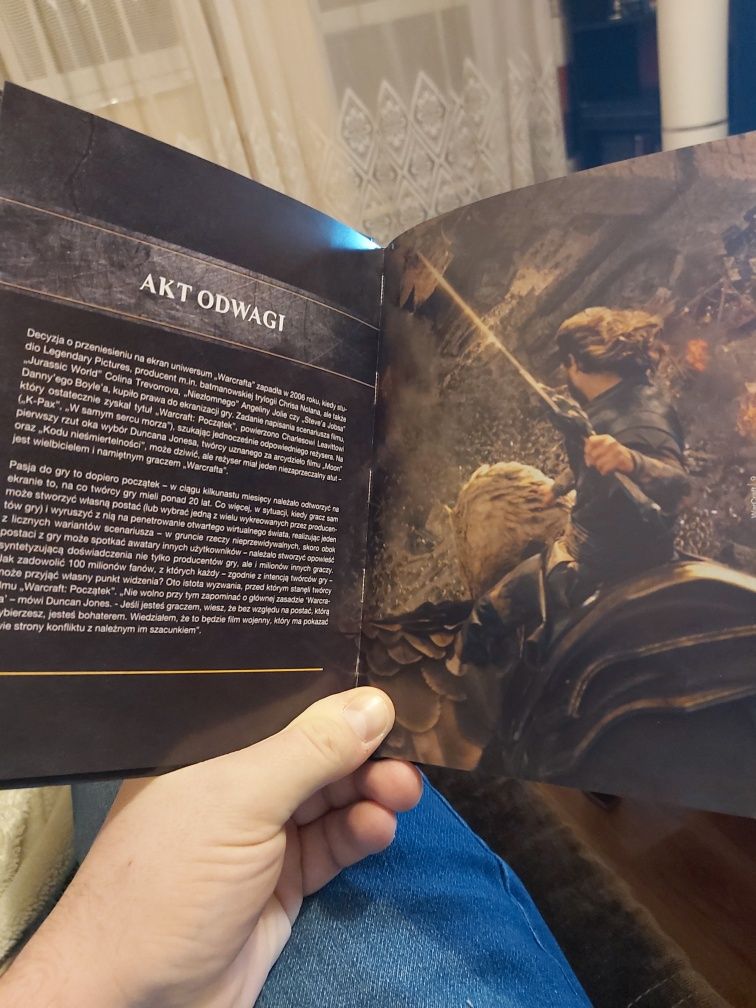 Warcraft Początek książka z filmem DVD