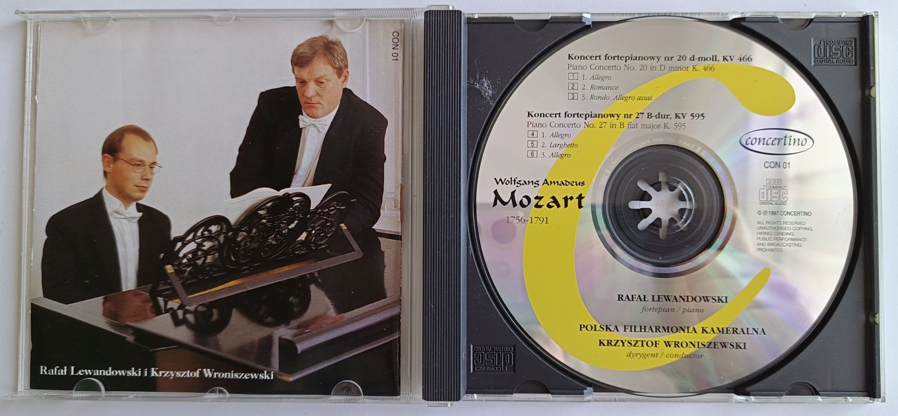 Krzysztof Wroniszewski Koncerty Fortepianowe 1997r Rafał Lewandowski