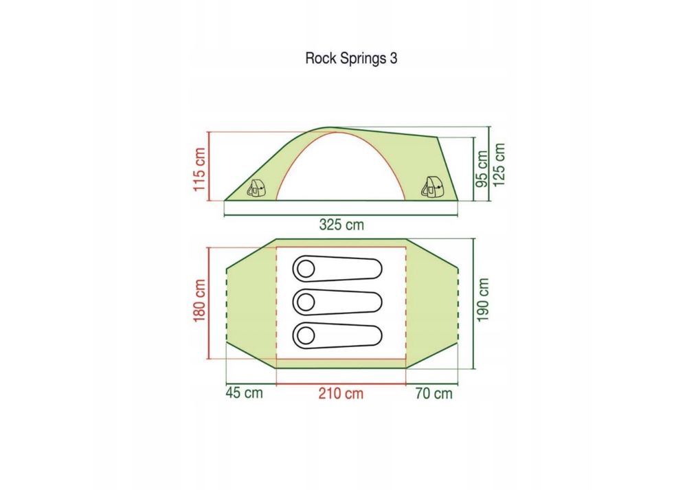 Namiot Coleman Rock Springs 3