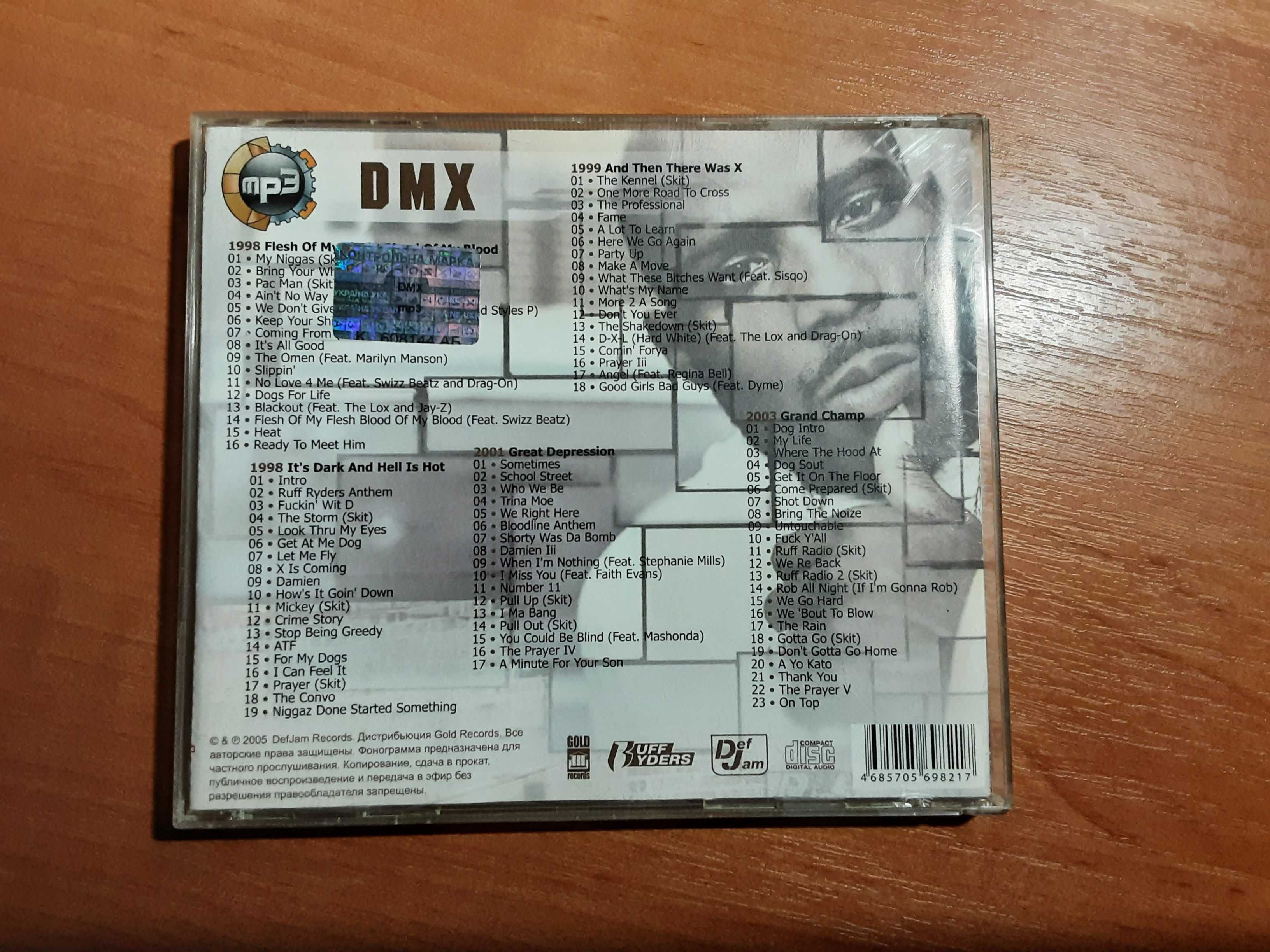 DMX диск 5 альбомiв в 1 CD