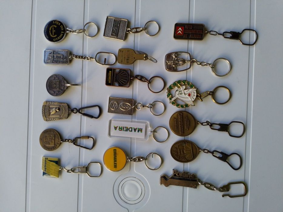 Lote de porta chaves diversos