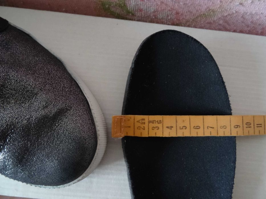 Слипоны женские/подростковые "Geox" р.37 (кожа)