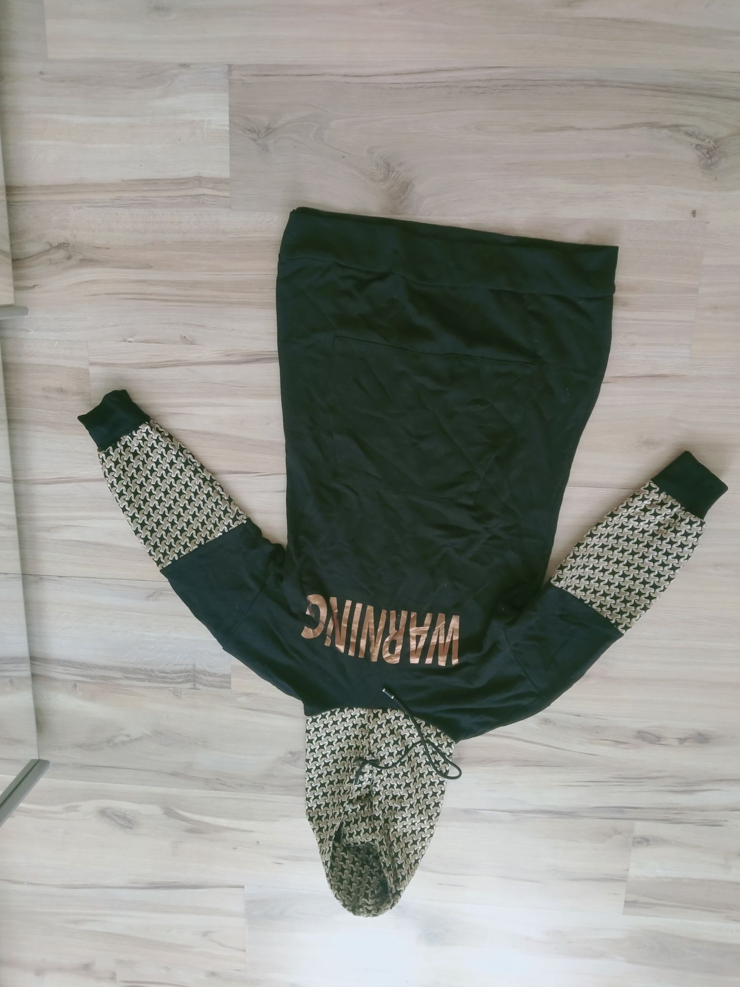 Bluza długa z kapturem damska M
