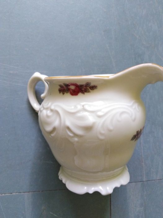 Dzbanek i mlecznik do kawy porcelana KPM