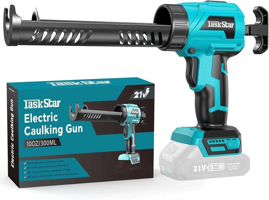 Nowy Pistolet do Silikonu Akumulatorowy 21V Automatyczny 300ml