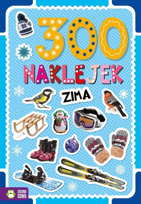 Zima. 300 naklejek. Zielona Sowa. Nowy Produkt