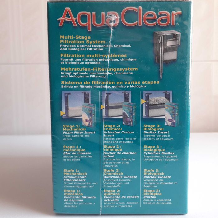 Filtro para Aquário - Aqua Clear (filtra até 76 litros) Estado: Novo !
