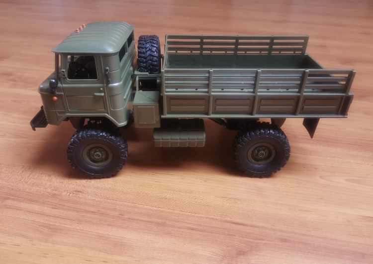Camião Militar RC GAZ-66 4x4 Crawler WPL B24 1/16 Army proporcional