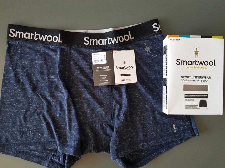 Boxers Smartwool em lã merino tamanho L cores variadas