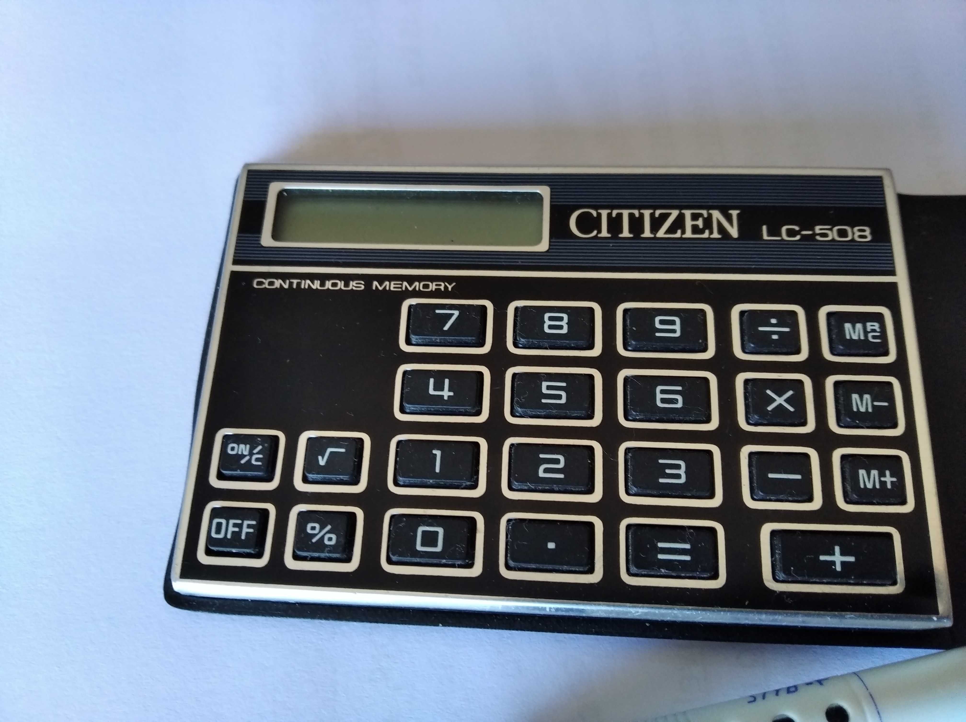 Maquina de calcula a pilhas Citizen ou display duplo tinta calculadora