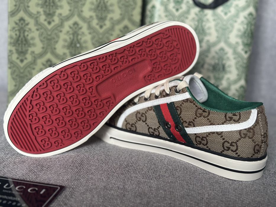 Кеди Gucci Tennis 1977 кросівки чоловічі жіночі люкс гуччи