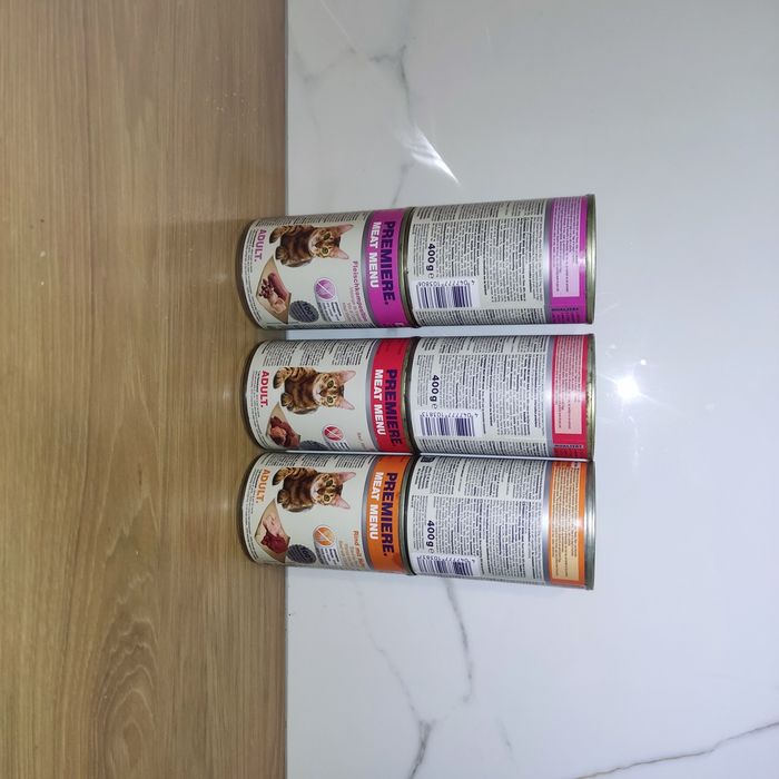 Karma dla kota 24 sztuki PREMIERE 3 smaki 400g niemiecka premium