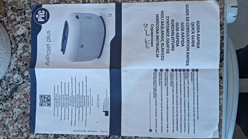 Aerossol de ultrassom (nebulizador) Airprojet