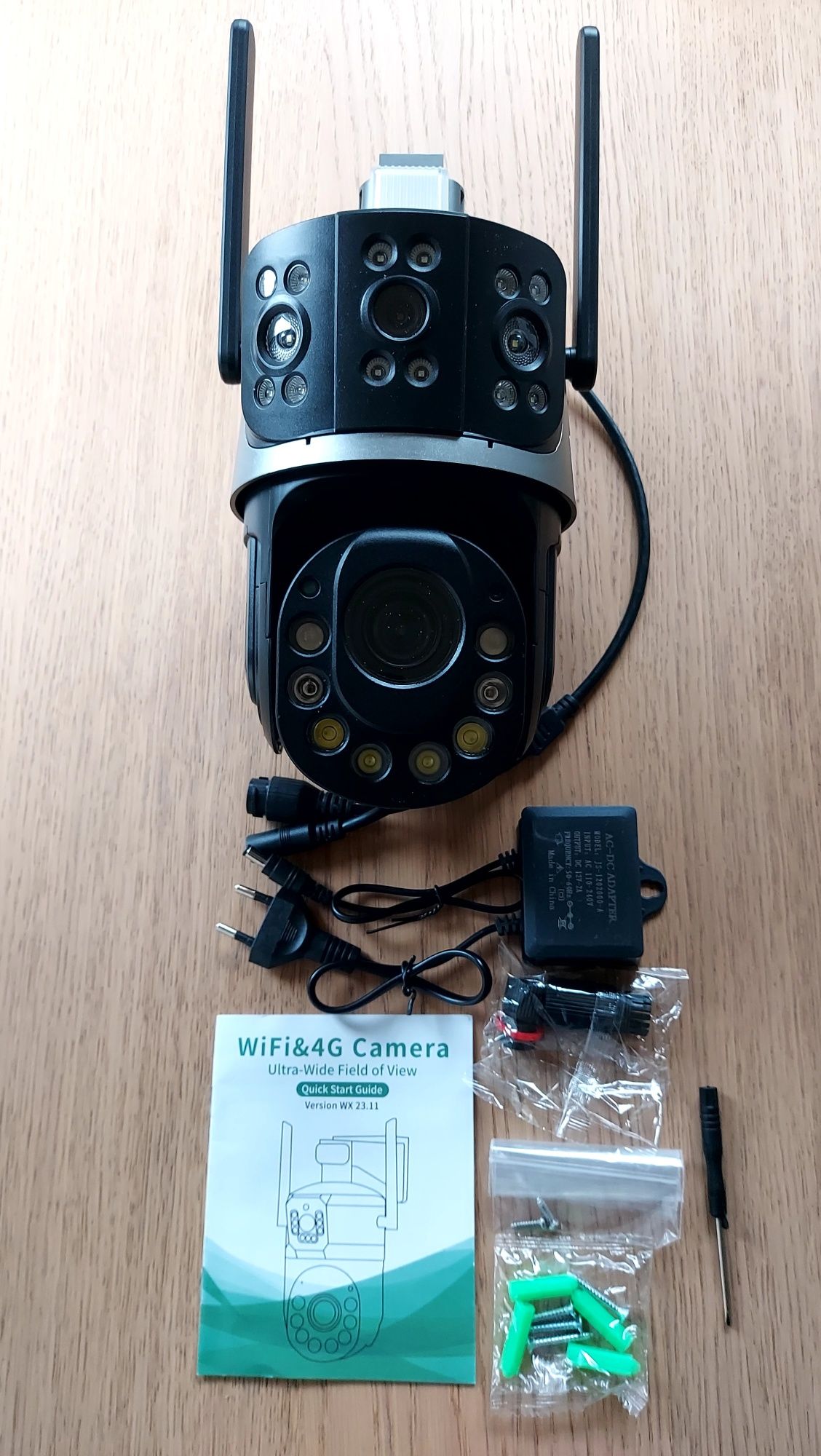 Nowość Kamera WiFi 6MP 50x zoom 2x obiektyw + Karta Micro SD4K128GB