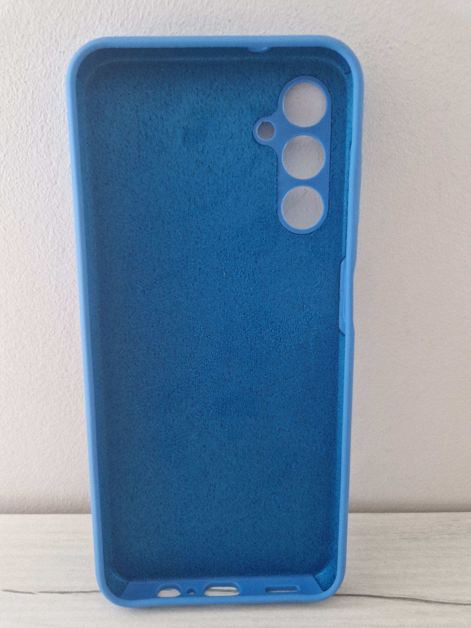 Silicone Lite Case do Samsung Galaxy A14 4G/5G niebieski