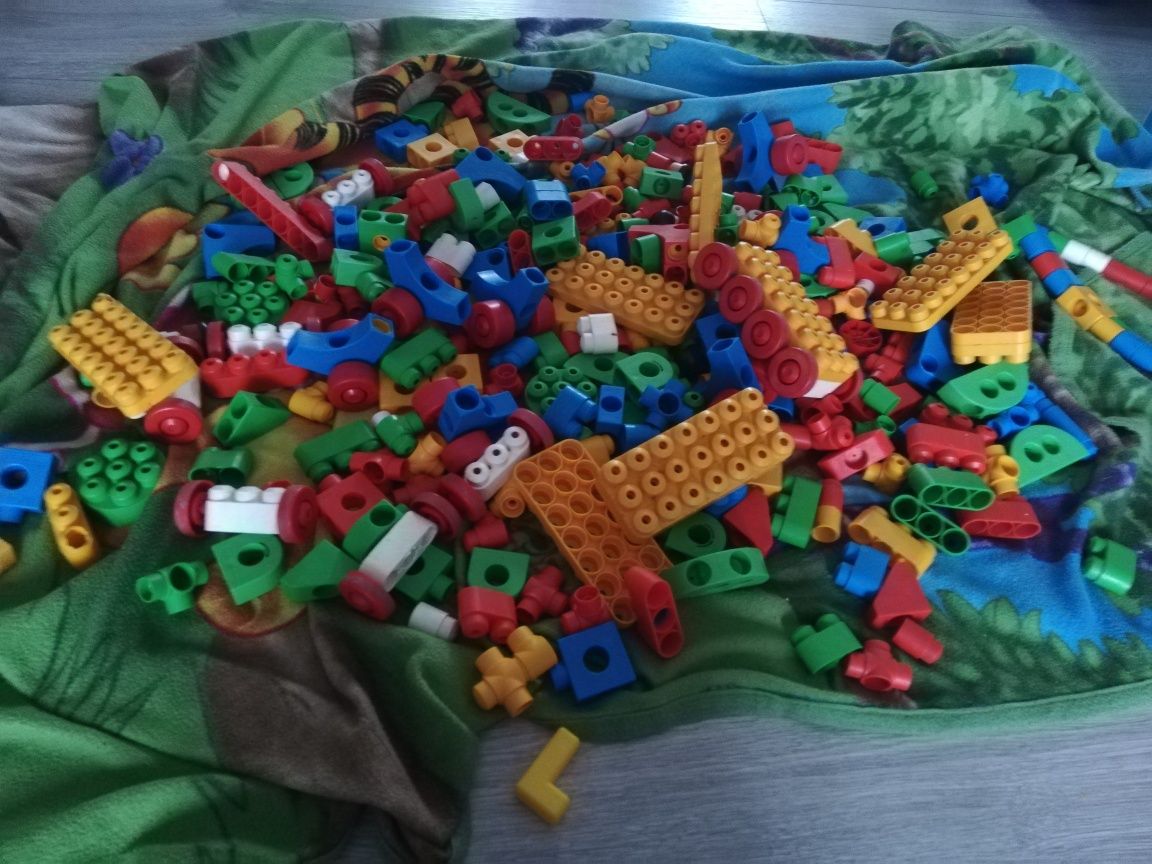 Klocki konstrukcyjne duży zestaw 20zl