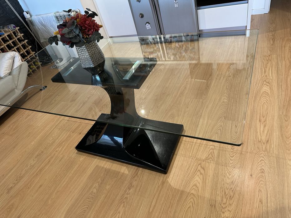 Mesa jantar vidro 180x90